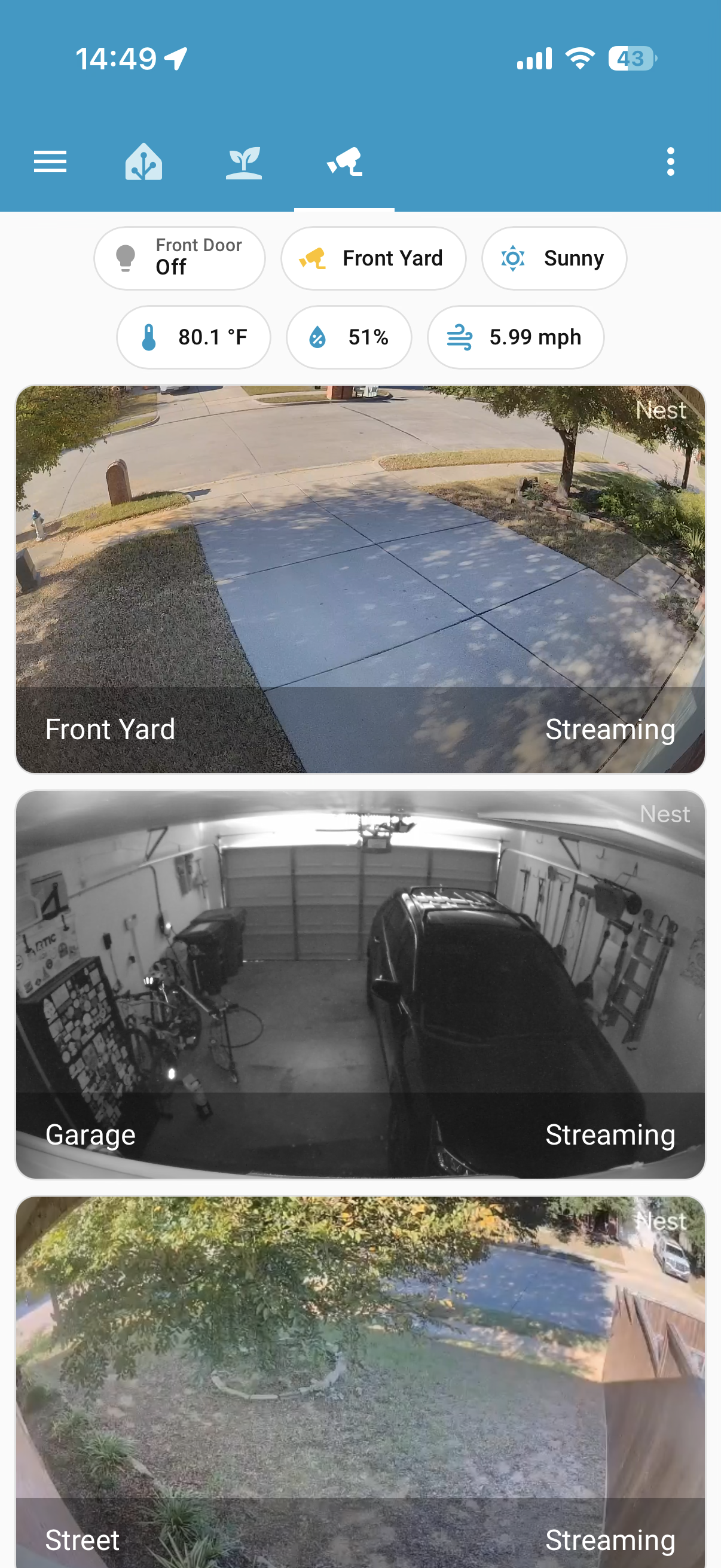 Camera Dashboard Mobile